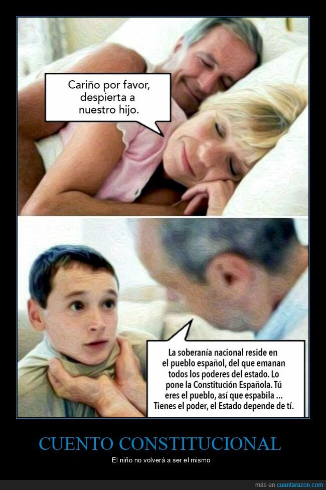 constitución,despertar,padres,niño,política